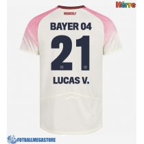 Fotballdrakt Herre Bayer Leverkusen Lucas Vazquez #21 Bortedrakt 2025-26 Kortermet